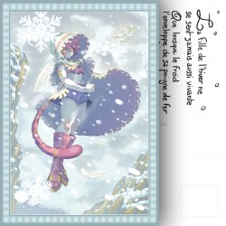 Carte postale Winter Lady