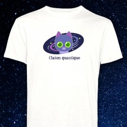 T-shirt Chaton quantique